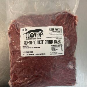 5 lb BASE Beef Blend - 80/10/5/5 Beef Grind with Liver, Kidney and Bone
