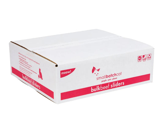 Small Batch 1 oz sliders for cats 9 lb Bulk Box-usually need to order which takes approx one week